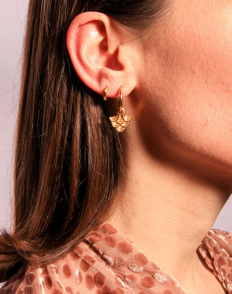 Amabie Earring Charm in Gold